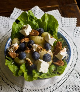 Blueberry, Feta and Pecan Salad